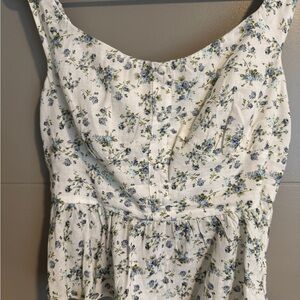 Vici Floral Corset Tank Med
